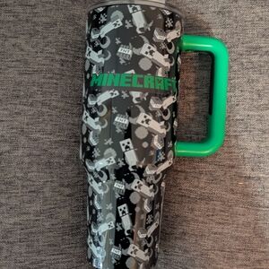Bioworld Minecraft Travel Mug - Black and Green